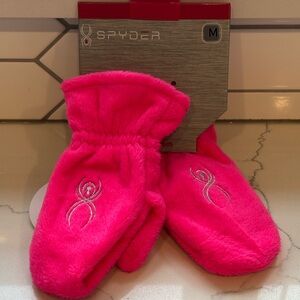 New girls toddler/little kids Spyder Pink Mittens